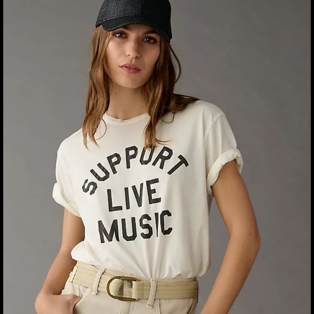 Anthropologie Support Live Music Tee